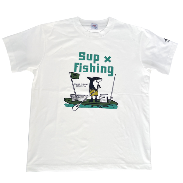 【LUMBER×Tsulino】コットンライクドライＴシャツ(SUP　ホワイト-L)