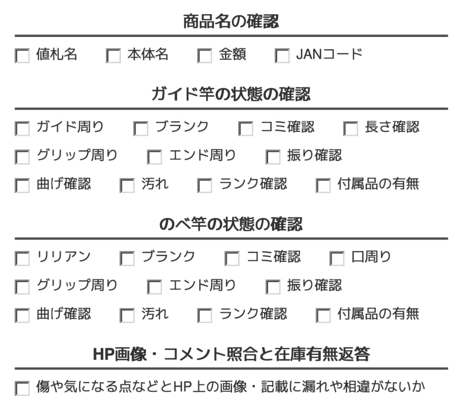 チェック項表1